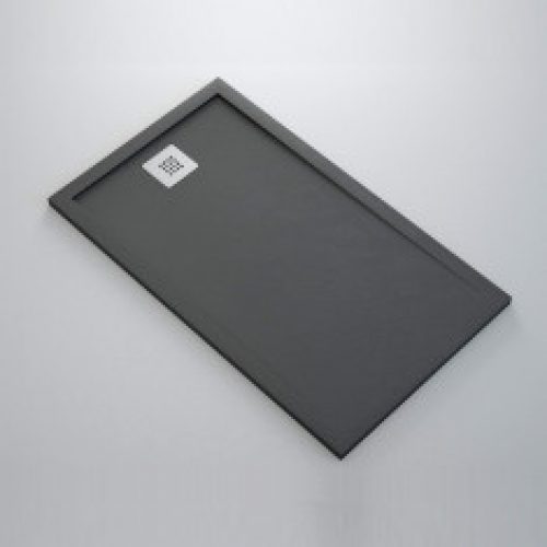 Receveur de douche SOLID LIGHT en résine ultra léger – Noir