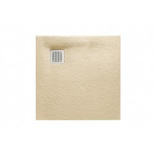 Receveur de douche Terran carre 800X800 en STONEX Cream – ROCA AP10332032001500