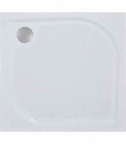 Receveur EBBY, en fonte minéral lxhxp: 900x38x900mm pied et anti-glisse inclus