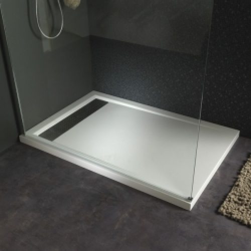 Receveur à poser extra plat blanc 90×120