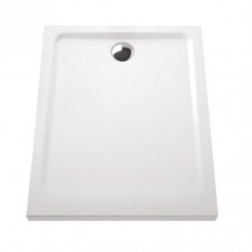 Receveur à poser extra-plat en céramique – 100×80 cm