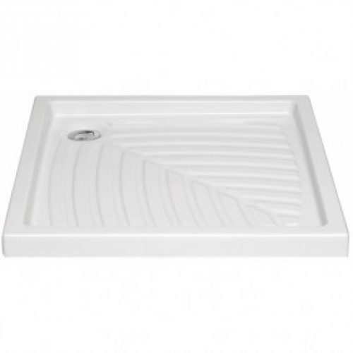 Receveur à poser extra-plat en céramique – 70×70 cm