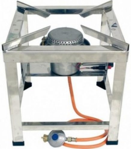 Rechaud sur trepied 10 kW, acier inoxydable