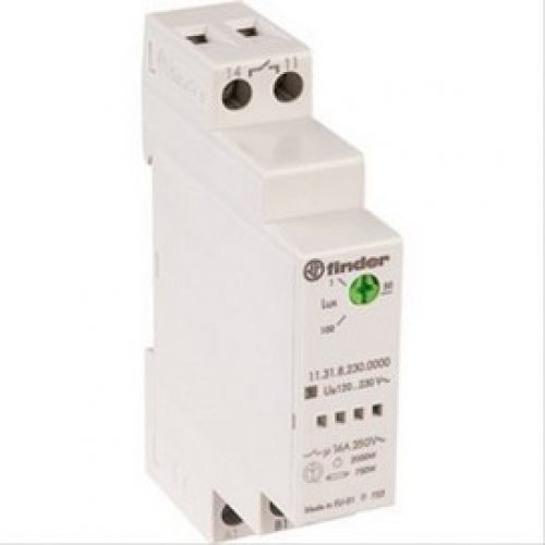 Relais crépusculaire modulaire série 11 Finder 1NO 16A max