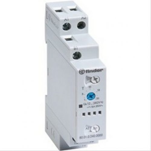 Relais temporisés modulaires série 80, 12 à 400V, 16/30A 1 module