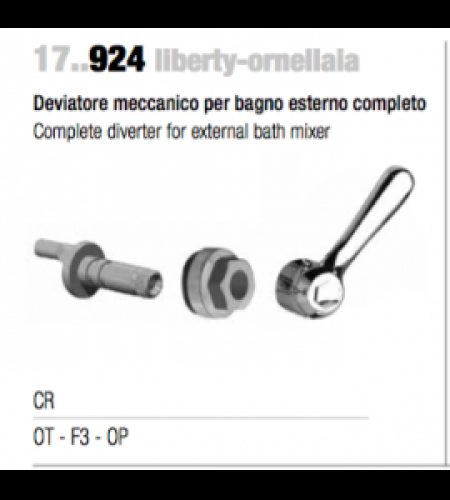 Remplacement automatique du déviateur Paini liberty 17CR924