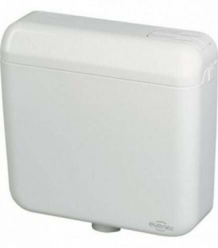 Reservoir de chasse d&rsquo;eau mural Evenes 2 touches blanc