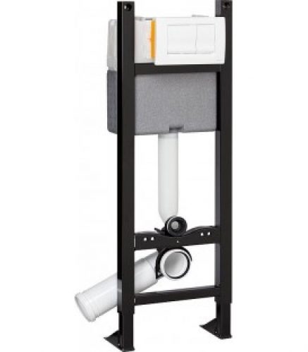 Reservoir de chasse universel autoportant, NF Evo, 3/61 + plaque de commande L172B