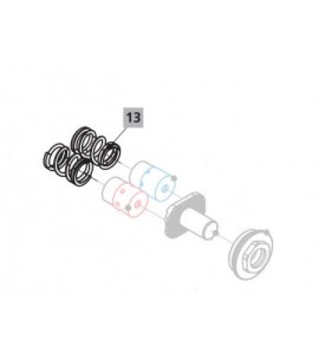 Ressort en acier inoxydable pour robinets à pédale Idral…