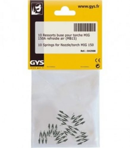 Ressort gicleur pour bruleur MIG/MAG 150A Emballage 10 Pieces