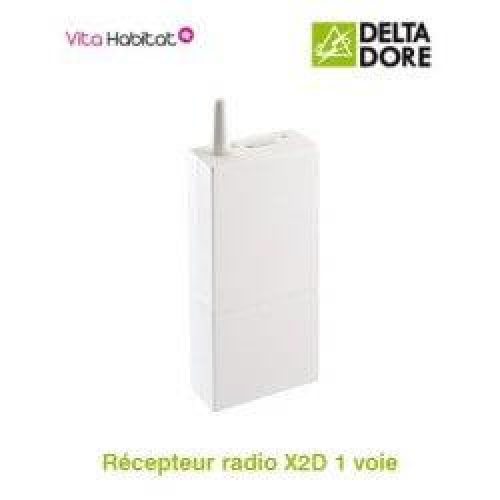 RF 642 Récepteur radio X2D 1 voie – 16A – DeltaDore – 6351037