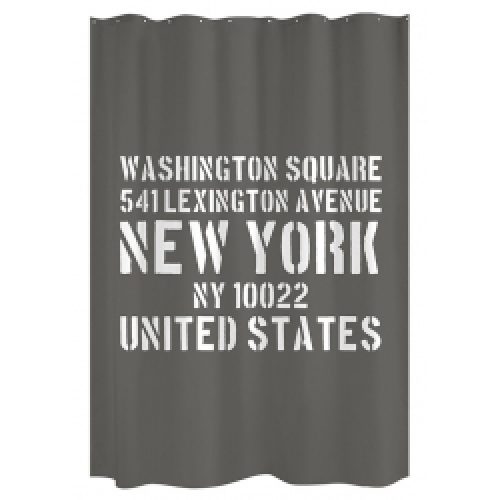 Rideau de douche carbone