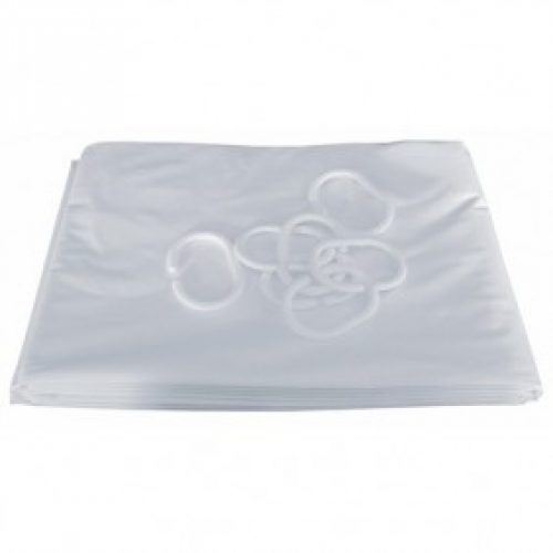 Rideau de douche – PVC blanc – 1800 x 1200 mm