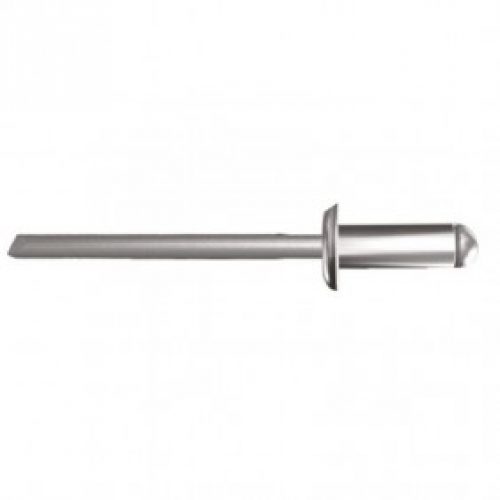 Rivets aveugles tête plate corps alu tige acier zingué