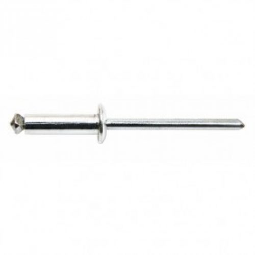 Rivets éclatés Godstar aluminium pour matériaux tendres et fins corps alu tige acier zingué