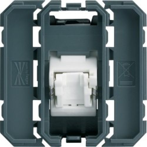 RJ45 cat.6 FTP 2M incline 45° – APPAREILLAGE MURAL GALLERY HAGER WXF231