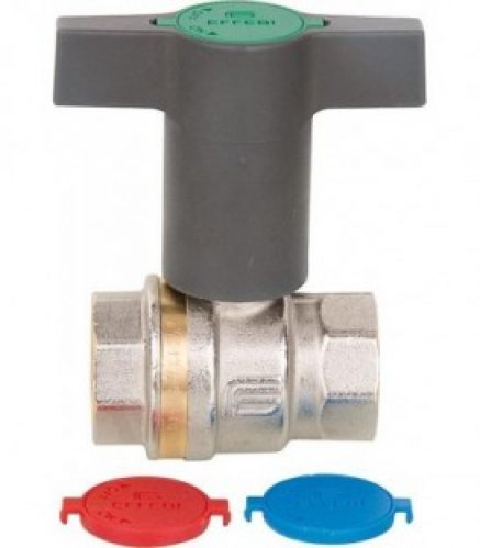 Robinet a bille eau potable Aster 2&Prime; laiton avec rallonge poignee papillon plastique, DVGW