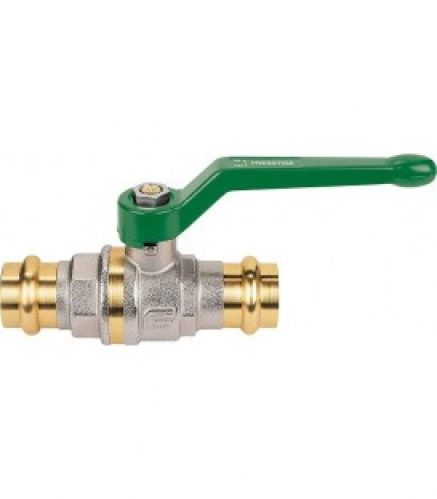 Robinet a bille en laiton a sertir 35×35 levier manuel alu