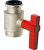 Robinet a bois sph de pompe 1″ Type F avec poignee metal revetu de rouge