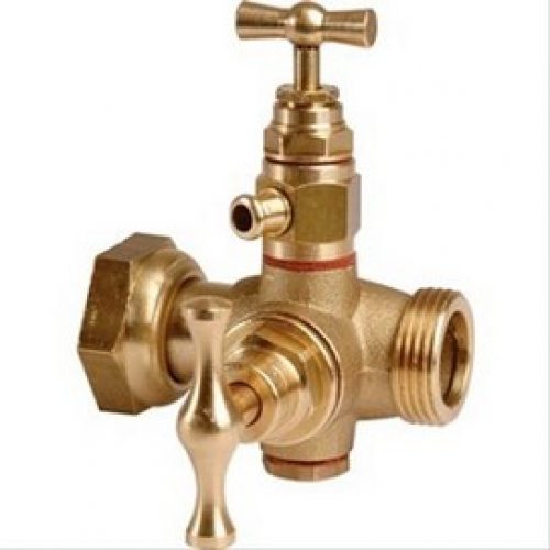 Robinet avant compteur avec tête potence MF3/4 » à purge