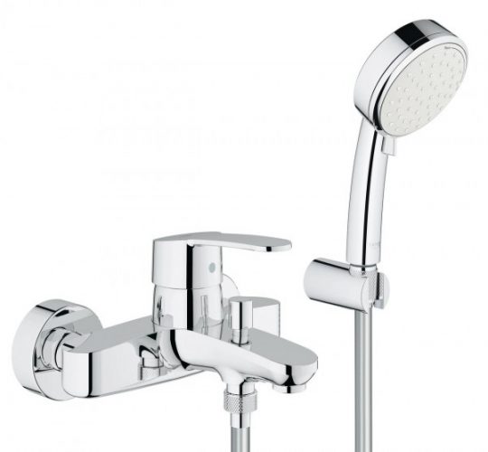 Robinet Baignoire Mural Grohe Eurostyle Cosmopolitan Mitigeur monocommande 1/2″ Chromé