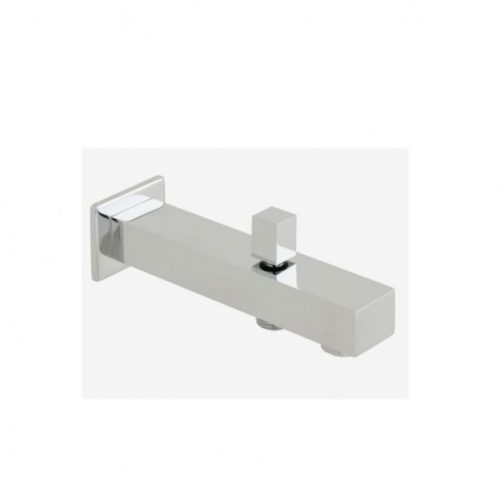 Robinet Baignoire Mural Vado Carré Avec Inverseur Chromé V-140/SQ/DIV