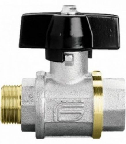 Robinet à bille en laiton TOTAL filetage male/femelle 3/4&Prime; avec poignée papillon en aluminium