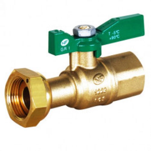 Robinet compteur NF droit Femelle 3/4&Prime; (20×27) – Ecrou tournant 3/4&Prime; (20×27) SFERACO