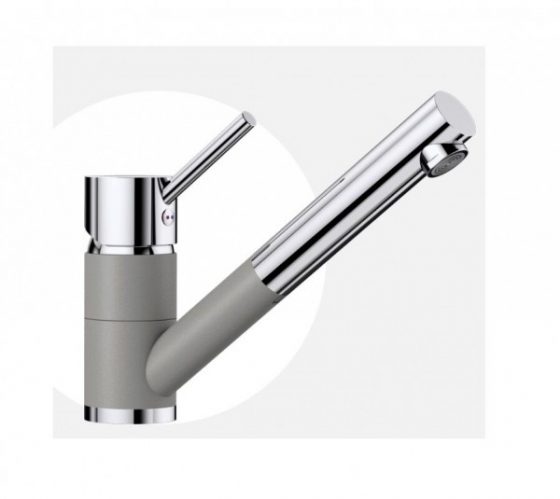 Robinet Cuisine Douchette Blanco ANTAS-S Aluminium métallisé/Chrome (515349)