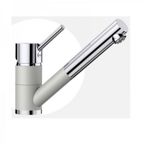 Robinet Cuisine Douchette Blanco ANTAS-S Basse Pression Gris perle/chrome (520734)