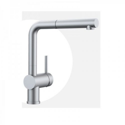 Robinet Cuisine Douchette Blanco LINUS-S Chromé Mat (512403)