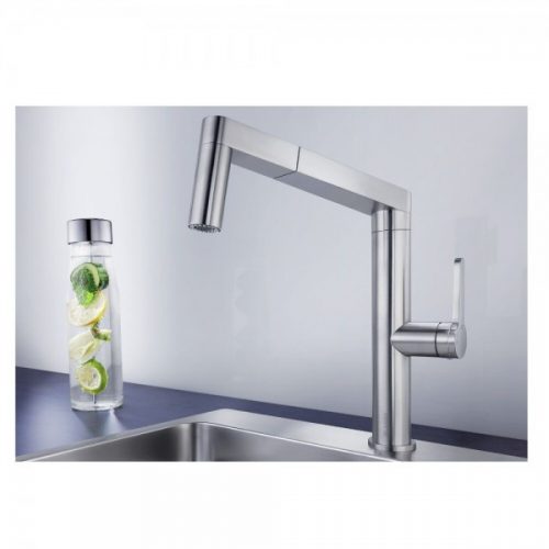 Robinet Cuisine Douchette Blanco PANERA-S Inox Brossé (521547)