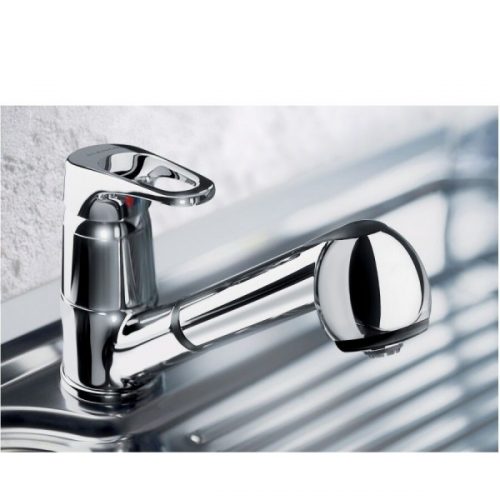 Robinet Cuisine Douchette Blanco WEGA-S Basse Pression Chromé (514212)