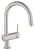 Robinet Cuisine Douchette Grohe Minta bec courbe mousseur extractible 2 jets supersteel