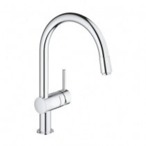 Robinet cuisine Grohe Minta avec mousseur extractible