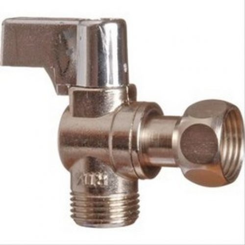 Robinet d’arrêt 1/4 de tour équerre manette ABS, ACS MF3/8