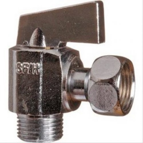 Robinet d’arrêt 1/4 de tour équerre manette métal MF3/8