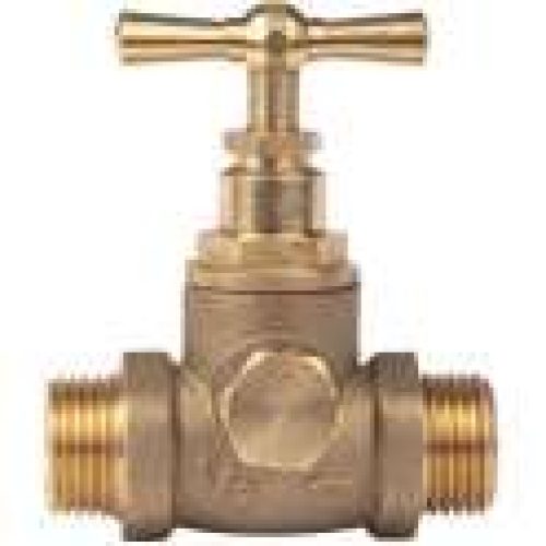 Robinet d&rsquo;arrêt mâle x mâle avec épaulement à purge – Watts industries