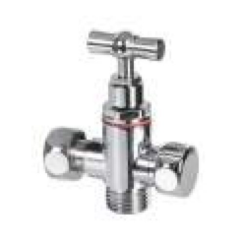 Robinet d&rsquo;arrêt wc 3 voies, FM 3/8, SANITIE-JET pack Solo