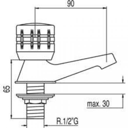 Robinet de 1 eau ESE-23 TRES