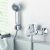 Robinet de baignoire et douche Grohe Euroeco