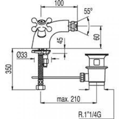 Robinet de bidet Clasic-Tres