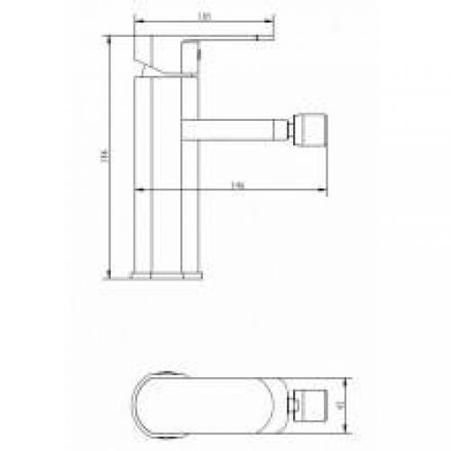 Robinet de bidet Imex Liverpool
