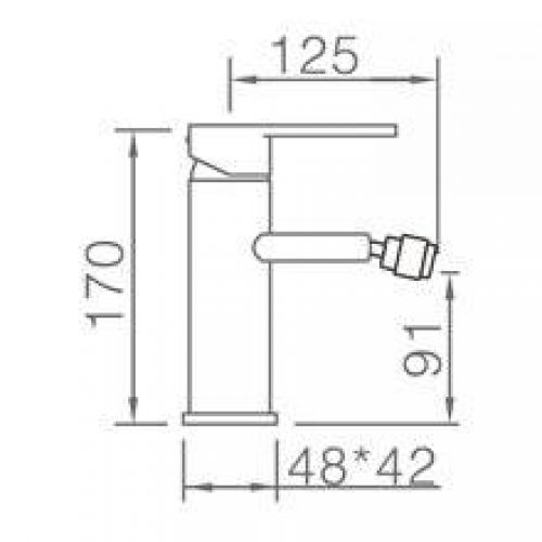 Robinet de bidet Imex Sintra