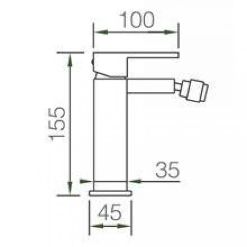 Robinet de bidet Imex Valence