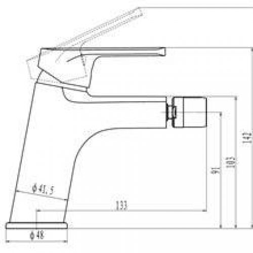 Robinet de bidet SIOUX