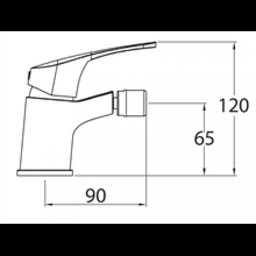 Robinet de bidet URBAN mix – CLEVER