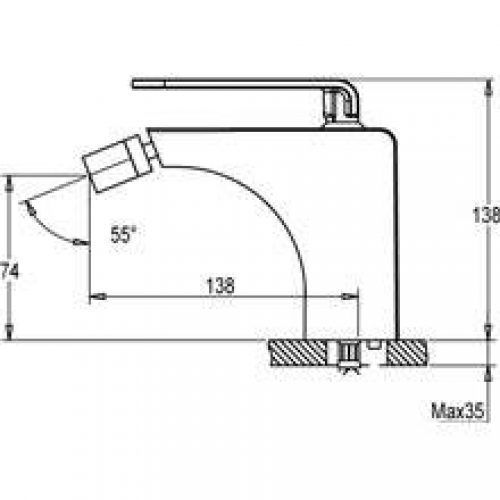 Robinet de bidet ZIO GME