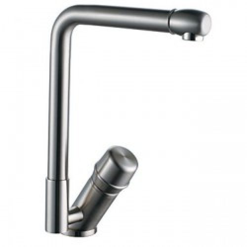 Robinet de cuisine (de Surélévation), un style contemporain fini en nickel brossé