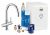 Robinet de cuisine Grohe filtrant Blue Professional Kit de démarrage Chromé